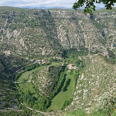 Gite En Cevennes Du Sud, Bergerie Restauree Au Rez De Jardin D'Une Bastide Avec Piscine, Vue Exceptionnelle, Authenticite Et Confort Saint-Laurent-le-Minier Bagian luar foto