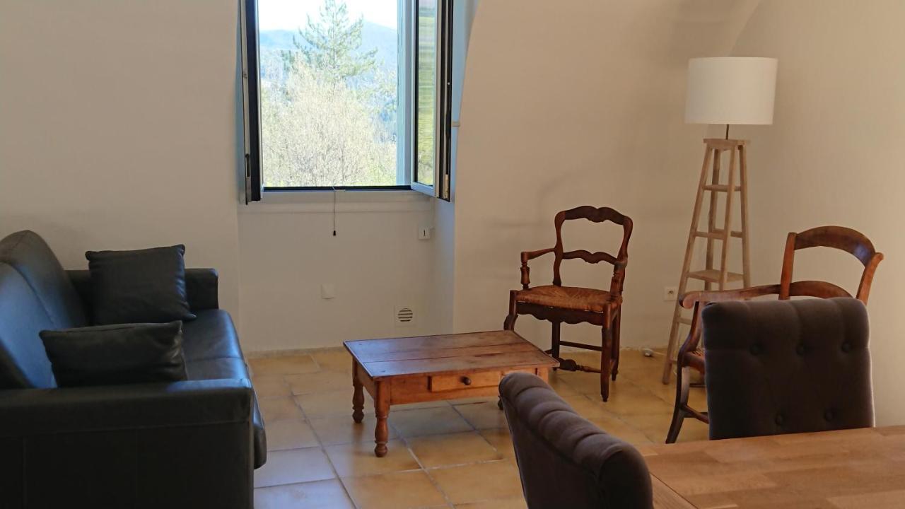 Gite En Cevennes Du Sud, Bergerie Restauree Au Rez De Jardin D'Une Bastide Avec Piscine, Vue Exceptionnelle, Authenticite Et Confort Saint-Laurent-le-Minier Bagian luar foto