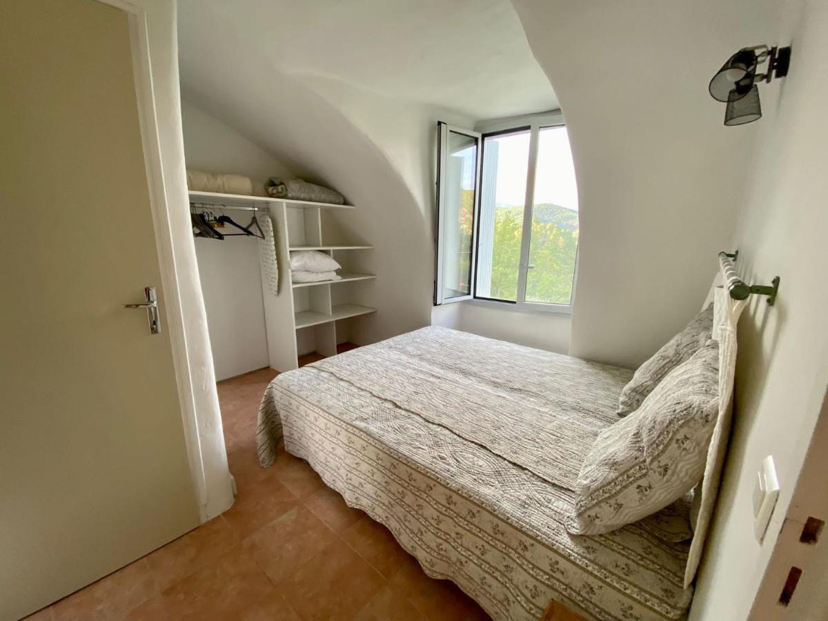 Gite En Cevennes Du Sud, Bergerie Restauree Au Rez De Jardin D'Une Bastide Avec Piscine, Vue Exceptionnelle, Authenticite Et Confort Saint-Laurent-le-Minier Bagian luar foto